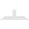 Ekena Millwork Portland Architectural Grade PVC Gable Bracket, 36"W x 13 1/2"H x 4"D x 4"F, 9/12 Pitch GBP036X14X0404POR00 - alternate 5